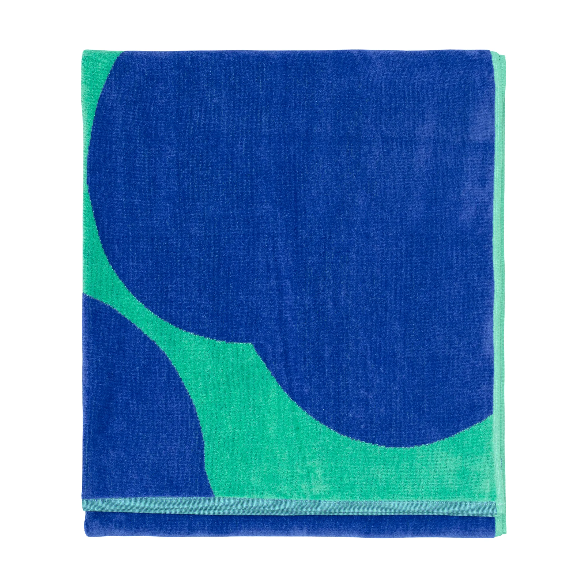 Iso Unikko badhandduk, Teal-blue, 100x180 cm Marimekko