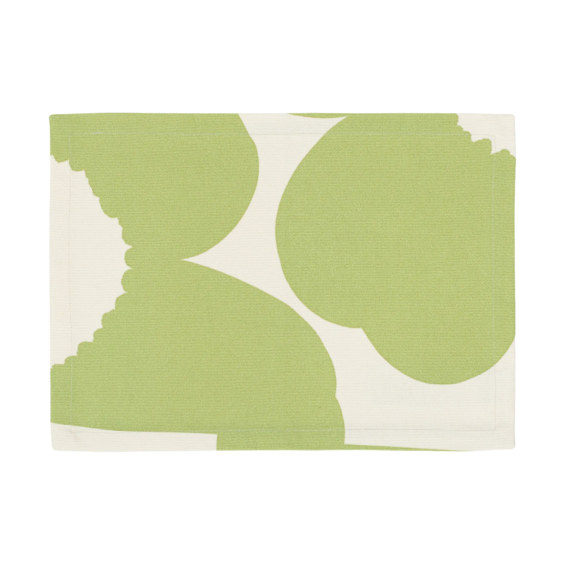Iso Unikko fabric bordstablett, Off white-pear Marimekko