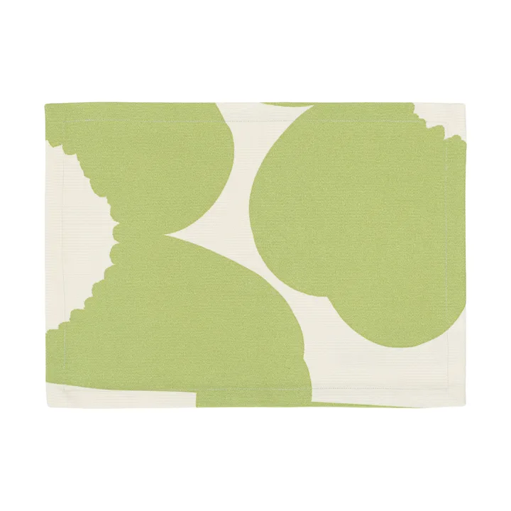 Iso Unikko fabric bordstablett - Off white-pear - Marimekko