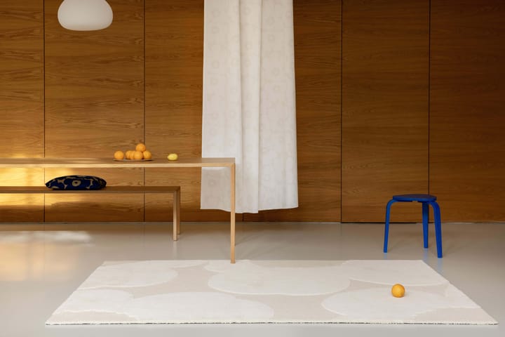 Iso Unikko ullmatta, Natural White, 170x240 cm Marimekko