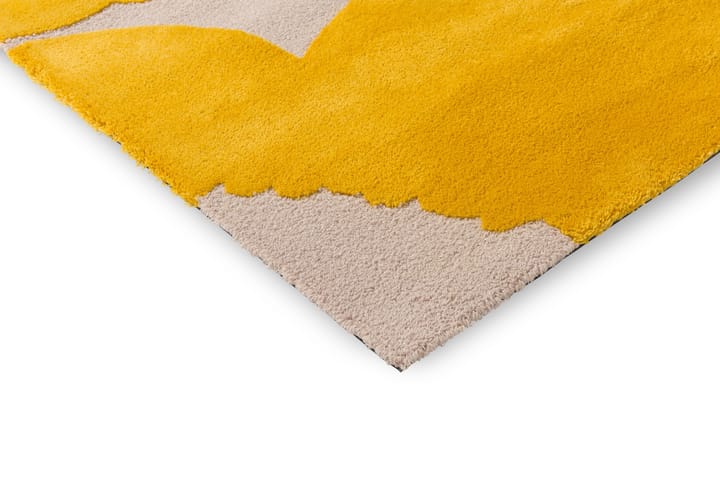 Iso Unikko ullmatta, Yellow, 250x350 cm Marimekko