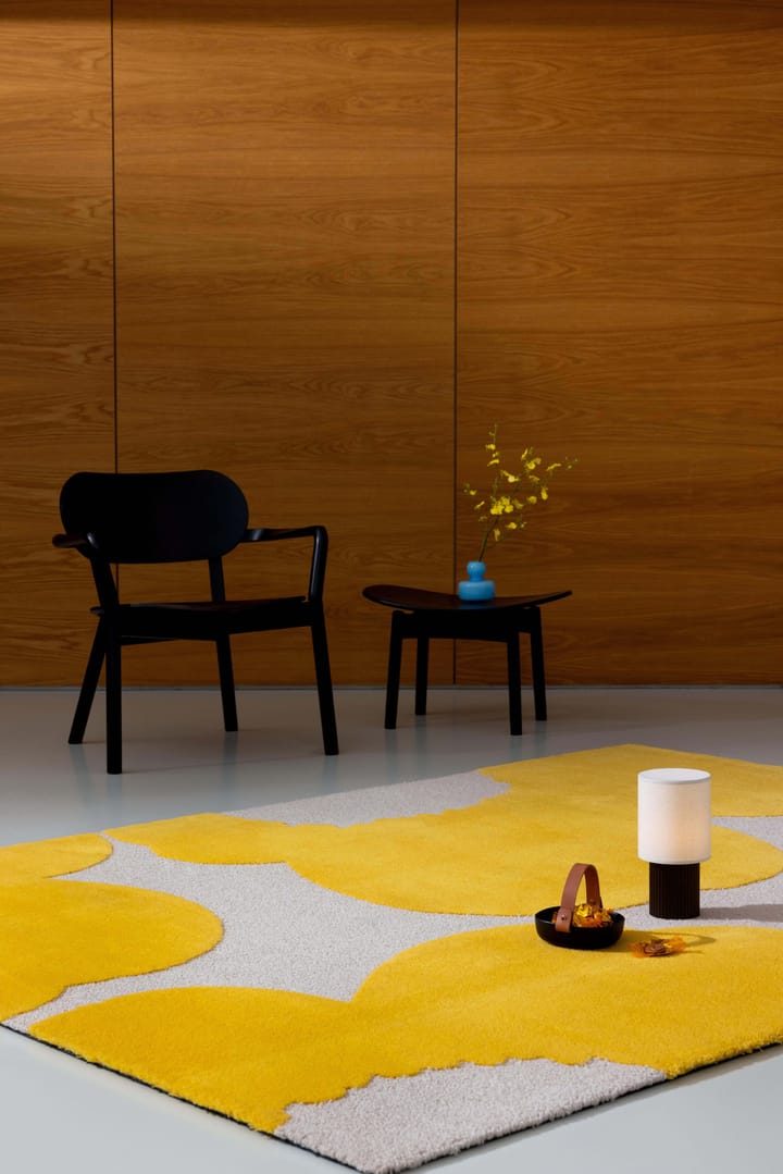 Iso Unikko ullmatta, Yellow, 250x350 cm Marimekko