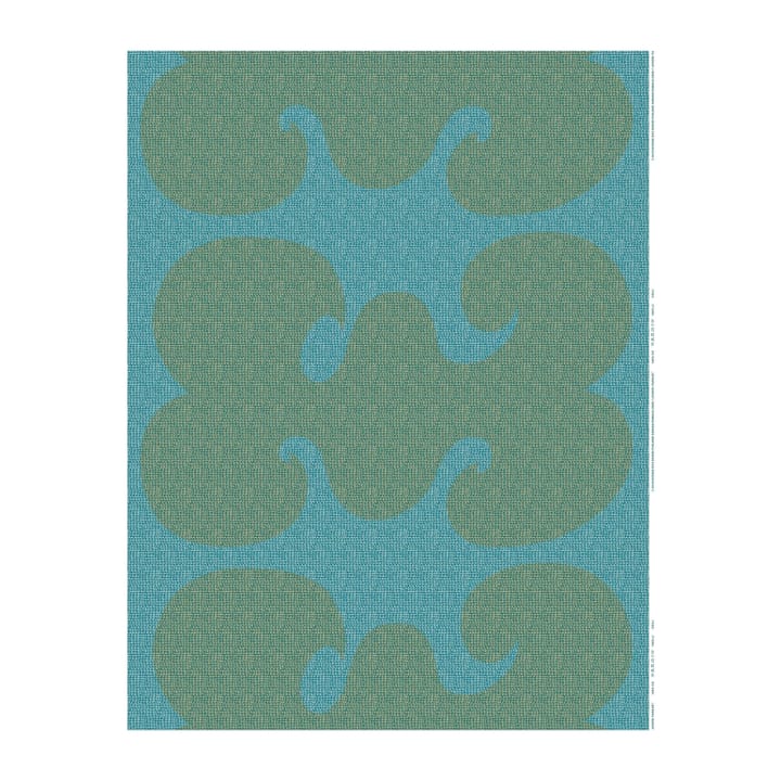 Jokeri Papajo tyg, Turkos-beige Marimekko