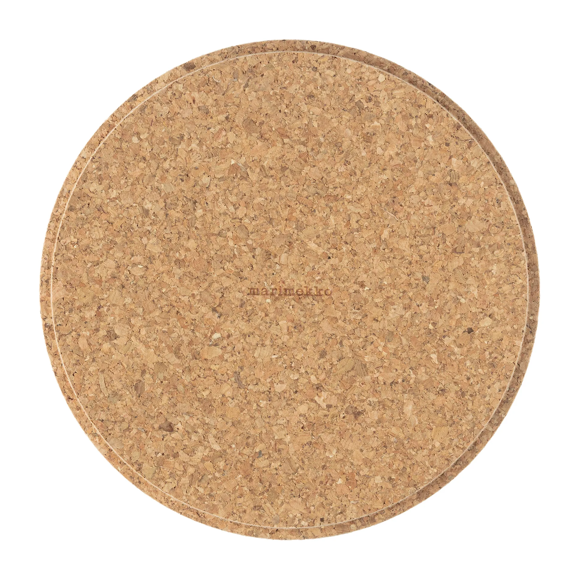 Joonas lock kork Ø13 cm, Brun Marimekko