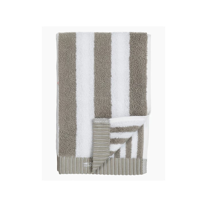 Kaksi Raitaa handduk white-grey - 30x50 cm - Marimekko