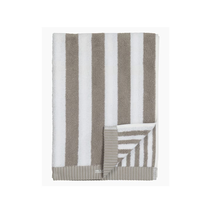 Kaksi Raitaa handduk white-grey - 50x70 cm - Marimekko