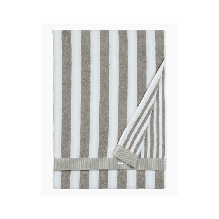 Kaksi Raitaa handduk white-grey - 70x150 cm - Marimekko