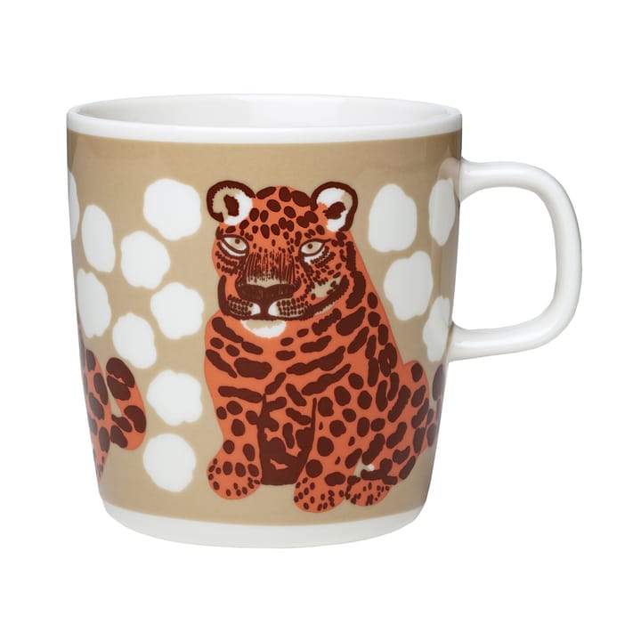 Kaksoset mugg 40 cl - Beige-orange-brun - Marimekko