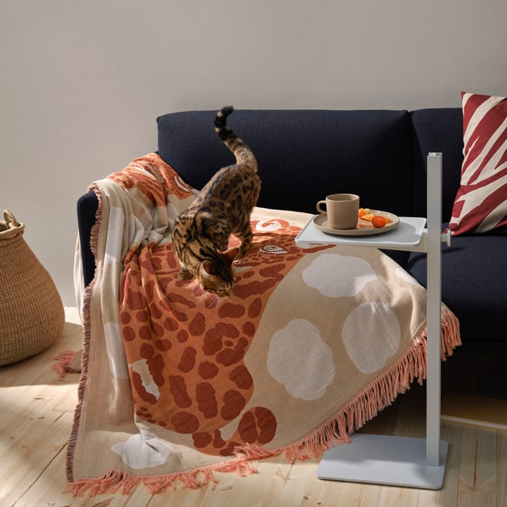Kaksoset pläd 130x180 cm - Beige-orange-brun - Marimekko