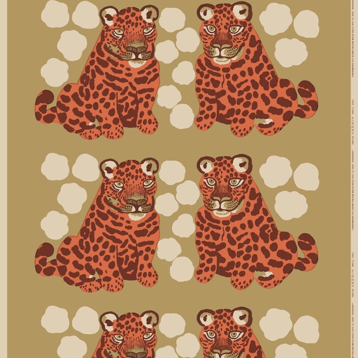 Kaksoset tyg - Beige-orange-brun - Marimekko