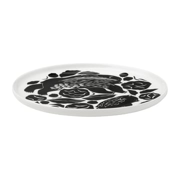 Karhuemo tallrik Ø20 cm - Vit-mörkgrön - Marimekko