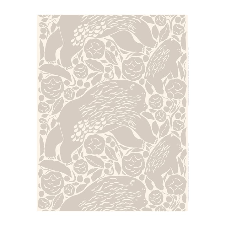 Karhuemo tyg bomull - Beige - Marimekko