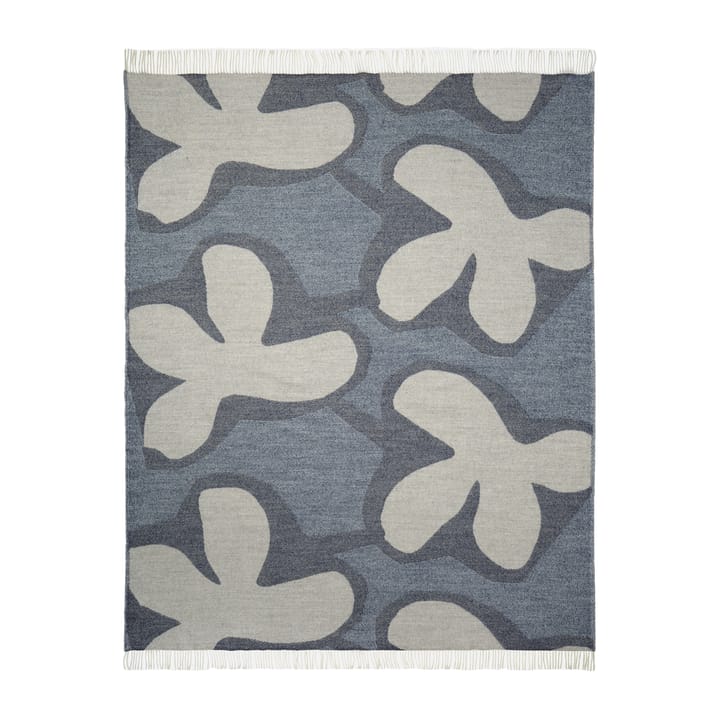 Kevätkiuru ullpläd, Naturvit-blå Marimekko