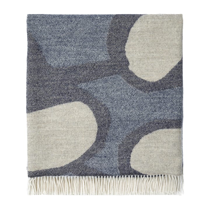 Kevätkiuru ullpläd, Naturvit-blå Marimekko