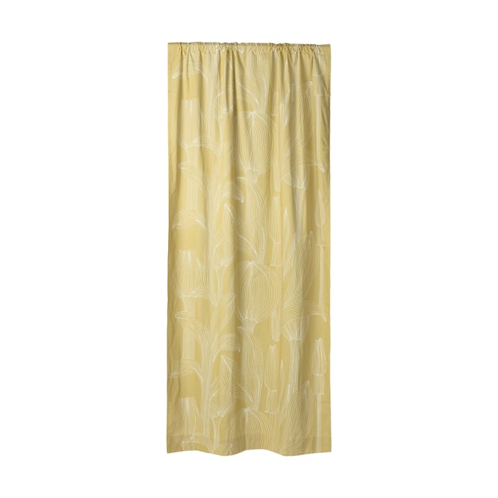 Kukat Puhkeavat gardinlängd 135x250 cm - Khaki-white - Marimekko