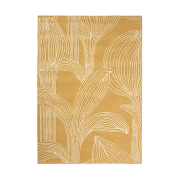 Kukat puhkeavat matta outdoor - Straw, 140x200 cm - Marimekko