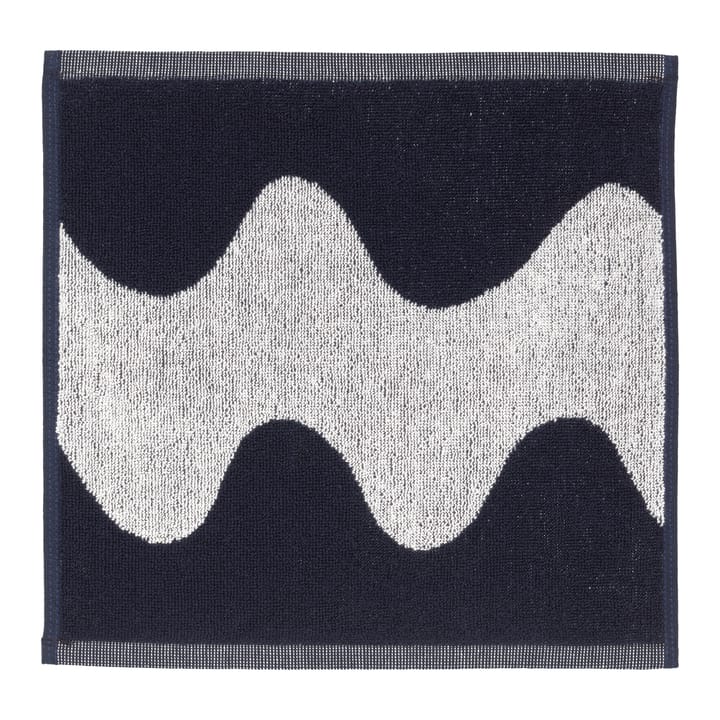 Lokki handduk mörkblå-vit - 30x30 cm - Marimekko