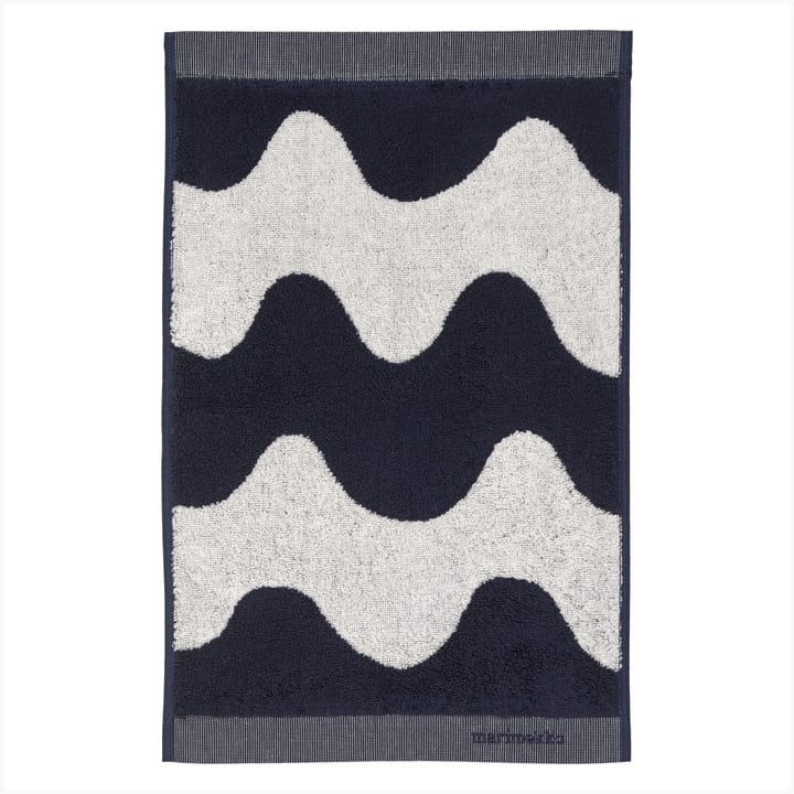 Lokki handduk mörkblå-vit, 30x50 cm Marimekko