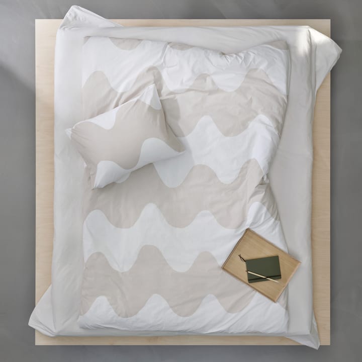 Lokki örngott 50x60 cm, Beige-vit Marimekko