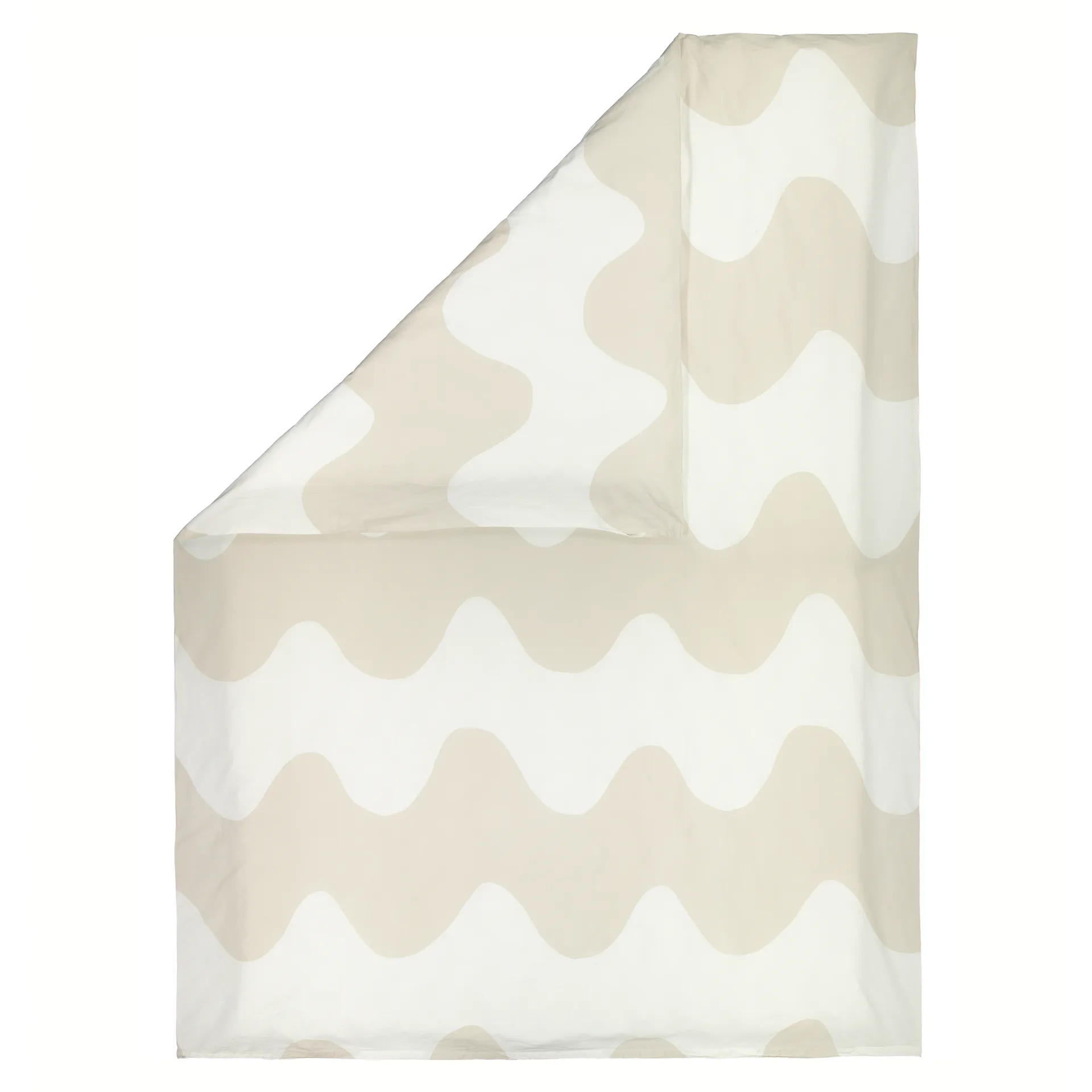 Lokki påslakan 150x210 cm, Beige-vit Marimekko