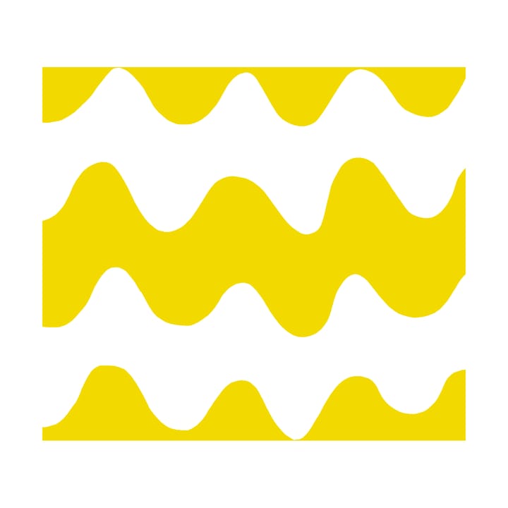 Lokki servett 33x33 cm 20-pack - Yellow - Marimekko