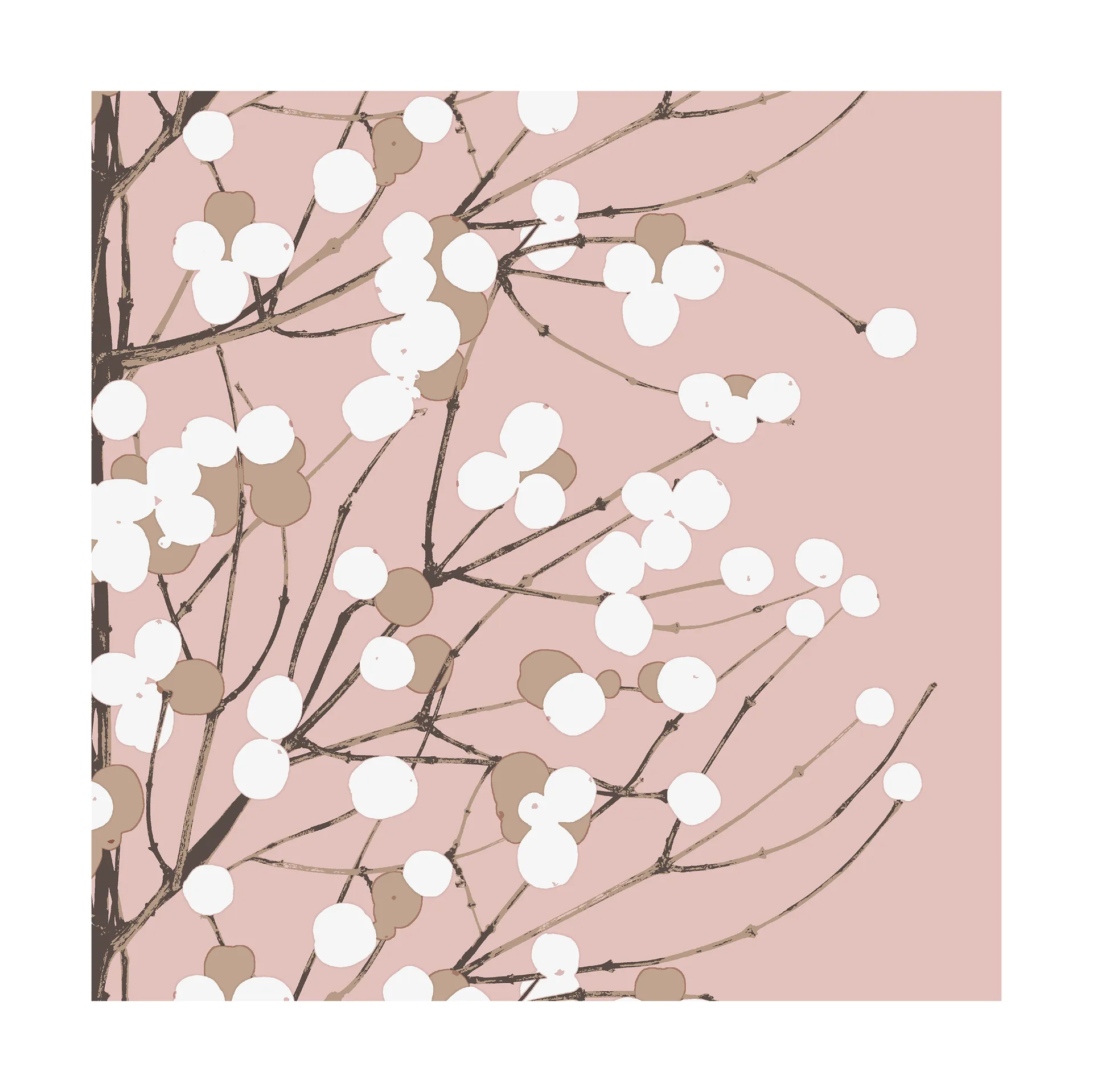 Lumimarja servett 33x33 cm 20-pack, Rose Marimekko