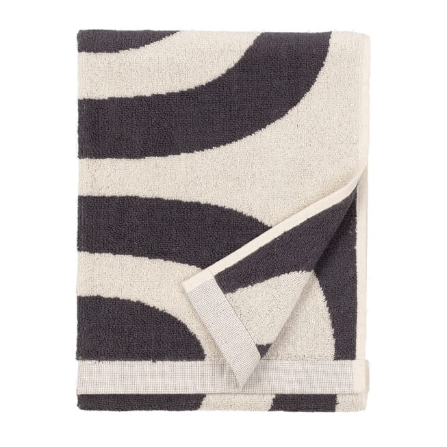 Melooni handduk 50x70, Charcoal-off white Marimekko