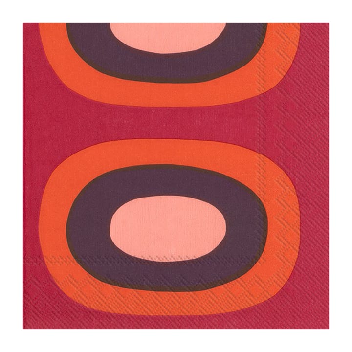 Melooni servett 33x33 cm 20-pack, Red Marimekko