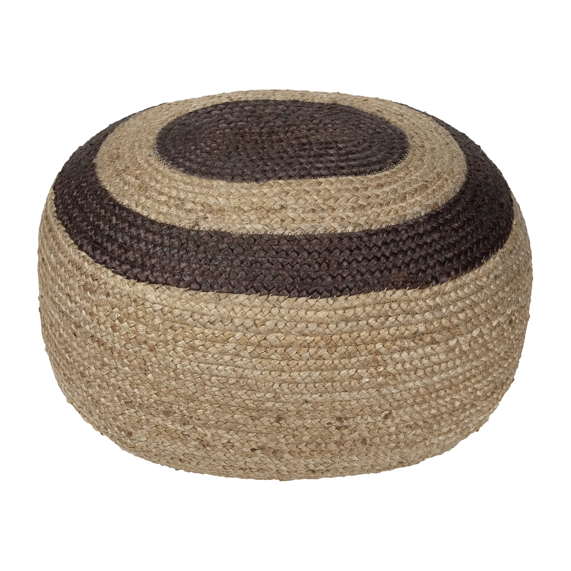 Melooni sittpuff jute, Jute-mörkbrun Marimekko