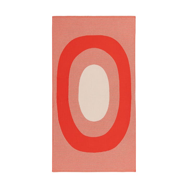 Melooni strandhandduk 96,5x180 cm, Orange-off white Marimekko