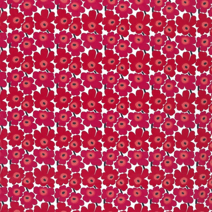 Mini Unikko tyg - Röd - Marimekko