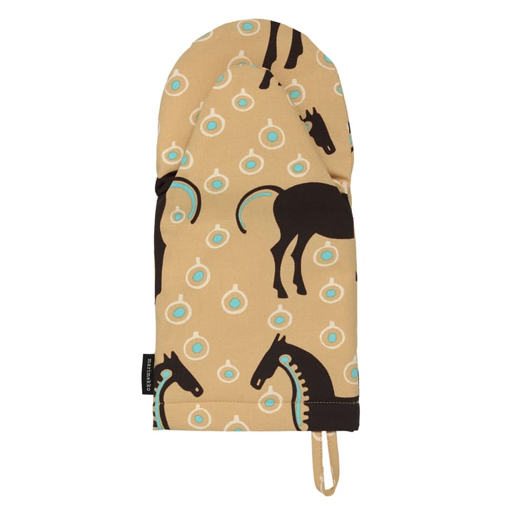 Musta Tamma grytvante - Beige-brun-blå - Marimekko