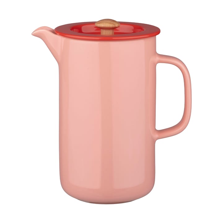 Oiva presskanna - Salmon red-tomato red - Marimekko