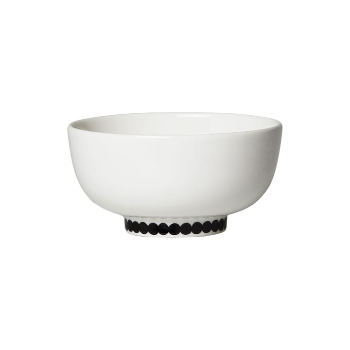 Oiva Räsymatto skål 3 dl - svart-vit - Marimekko