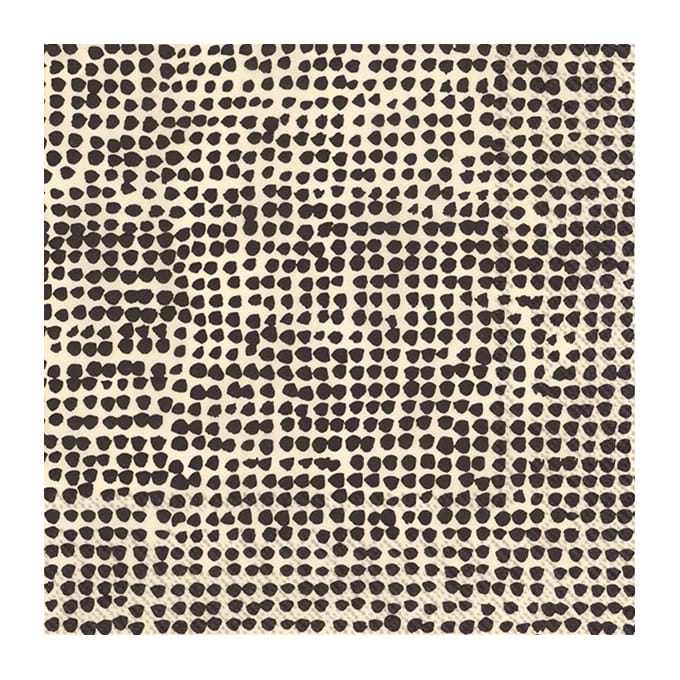 Orkanen servett 33x33 cm 20-pack - Linen black - Marimekko