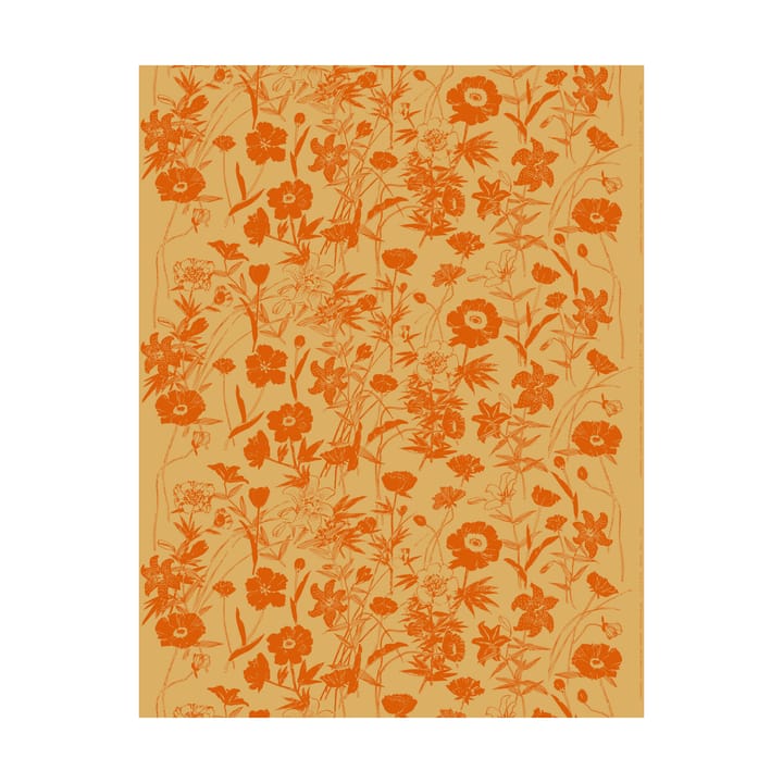 Perenna bomullstyg - Caramel-burnt orange - Marimekko