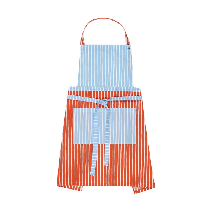 Piccolo förkläde - White-tomato red-light blue - Marimekko