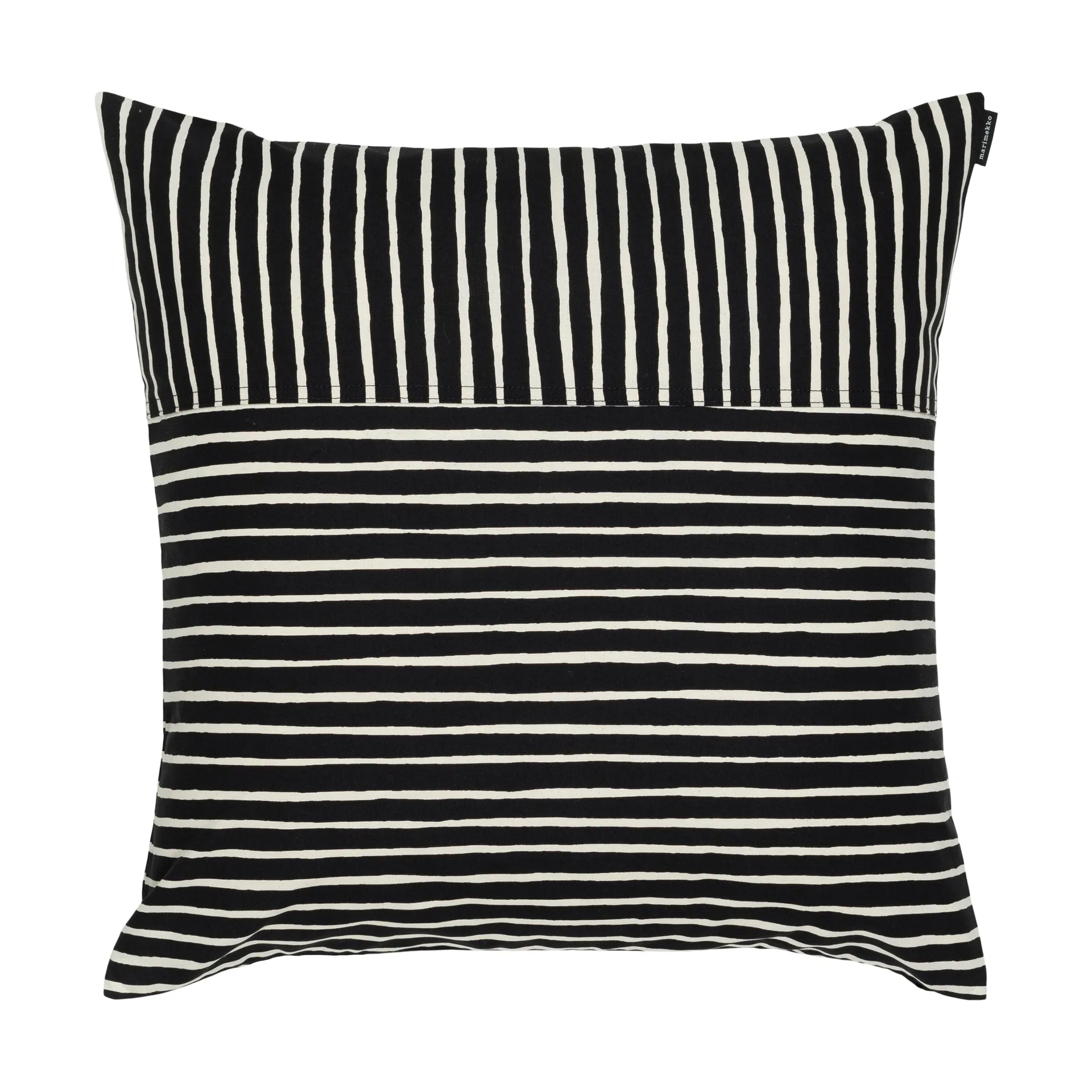 Piccolo kuddfodral 50x50 cm, Black-cotton Marimekko