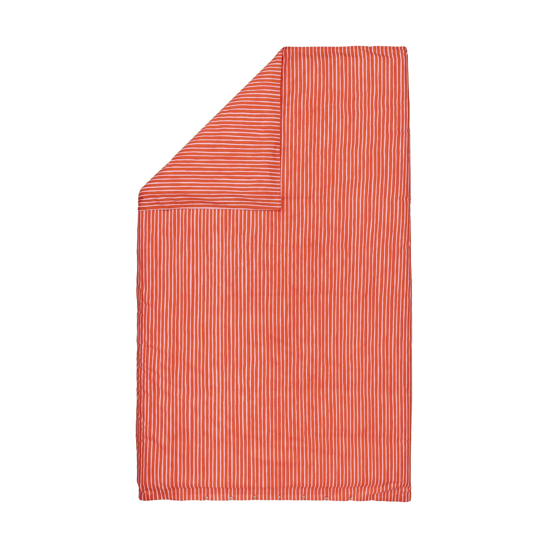 Piccolo påslakan 150x210 cm, Warm orange-pink Marimekko