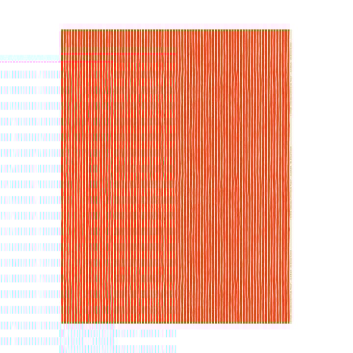 Piccolo tyg för utomhusbruk - Offwhite-tomato red - Marimekko