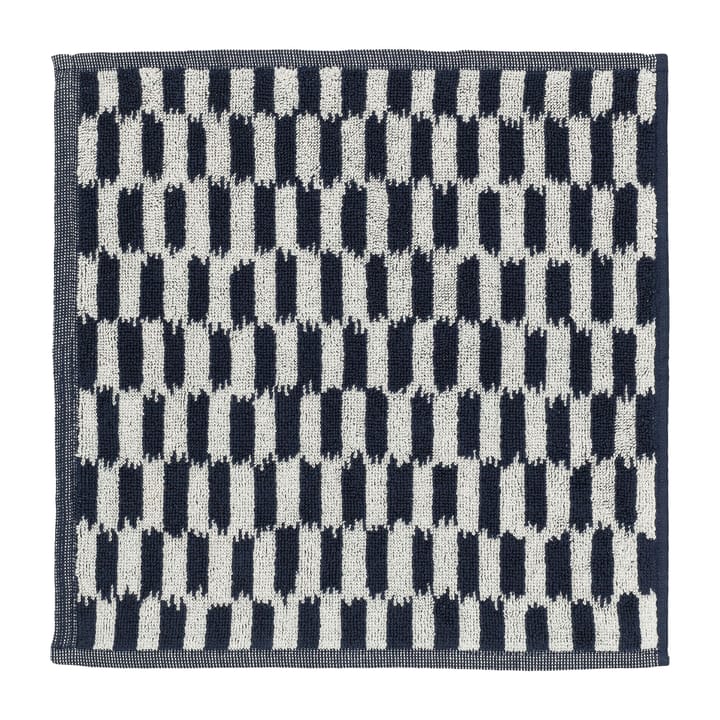 Piekana handduk dark blue-off white, 30x30 cm Marimekko