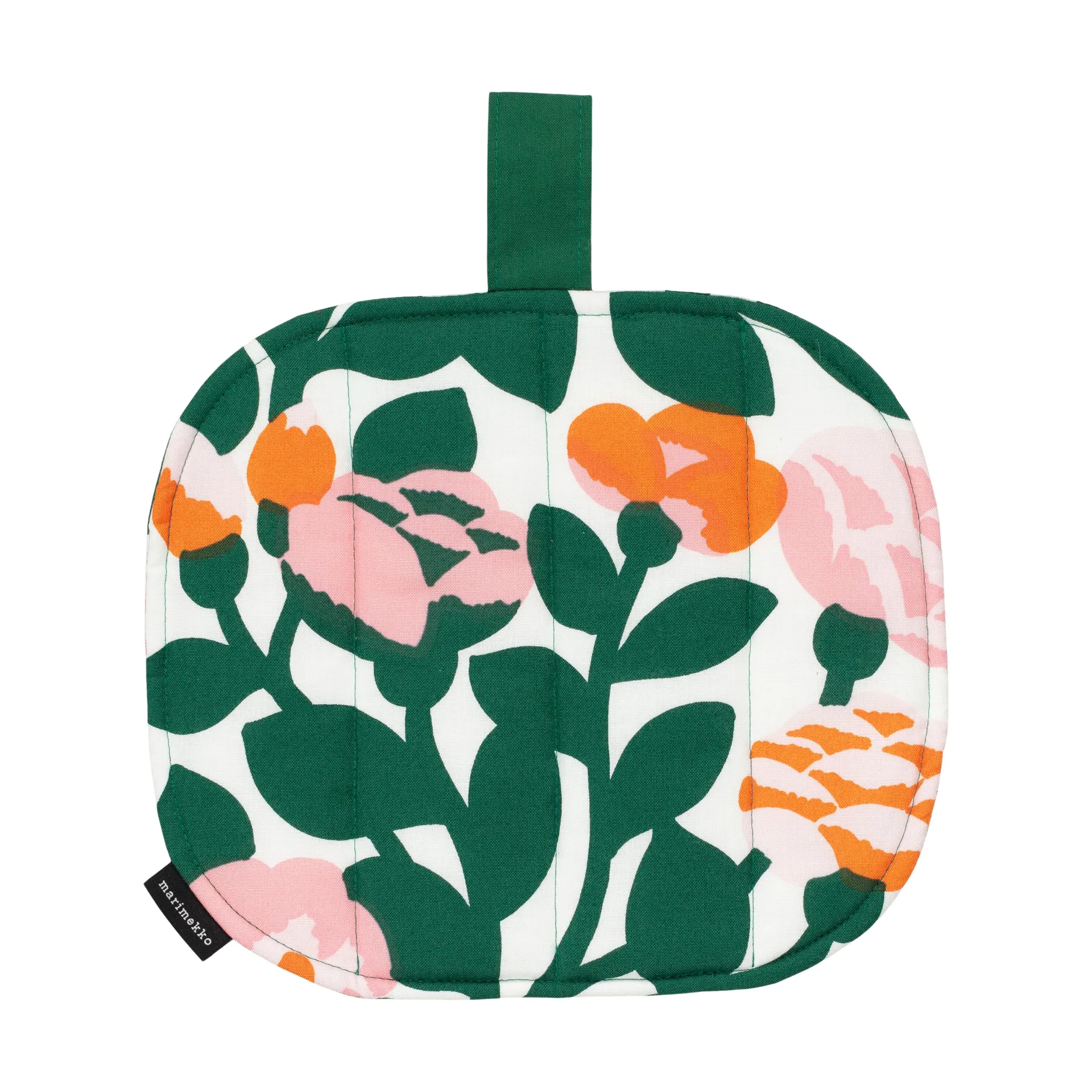 Pieni green green grytlapp 22x25 cm, Grön-orange Marimekko