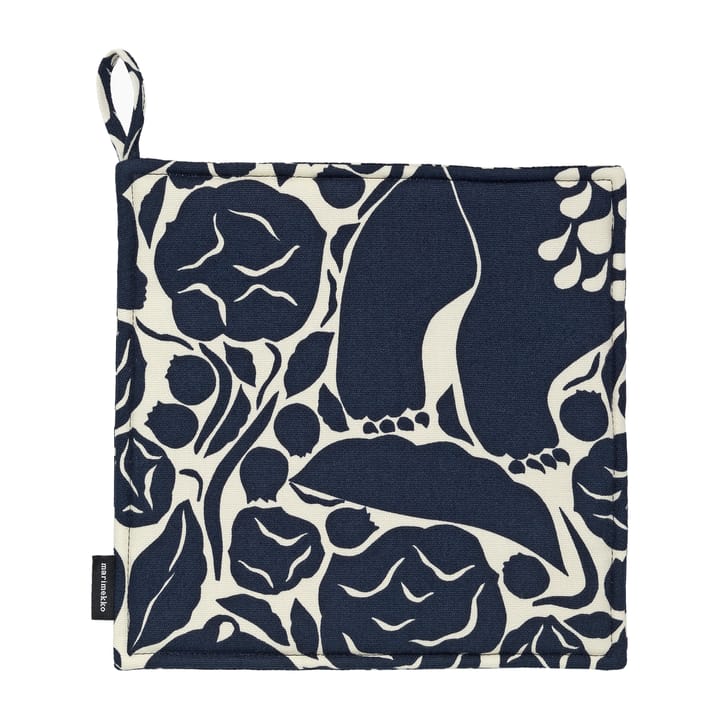 Pieni Karhuemo grytlapp - Ljus beige-mörkblå - Marimekko