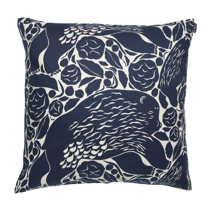 Pieni Karhuemo kuddfodral 50x50 cm - Ljus beige-mörkblå - Marimekko