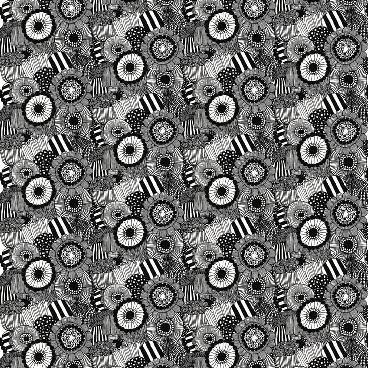 Pieni Siirtolapuutarha tyg - Vit-svart - Marimekko
