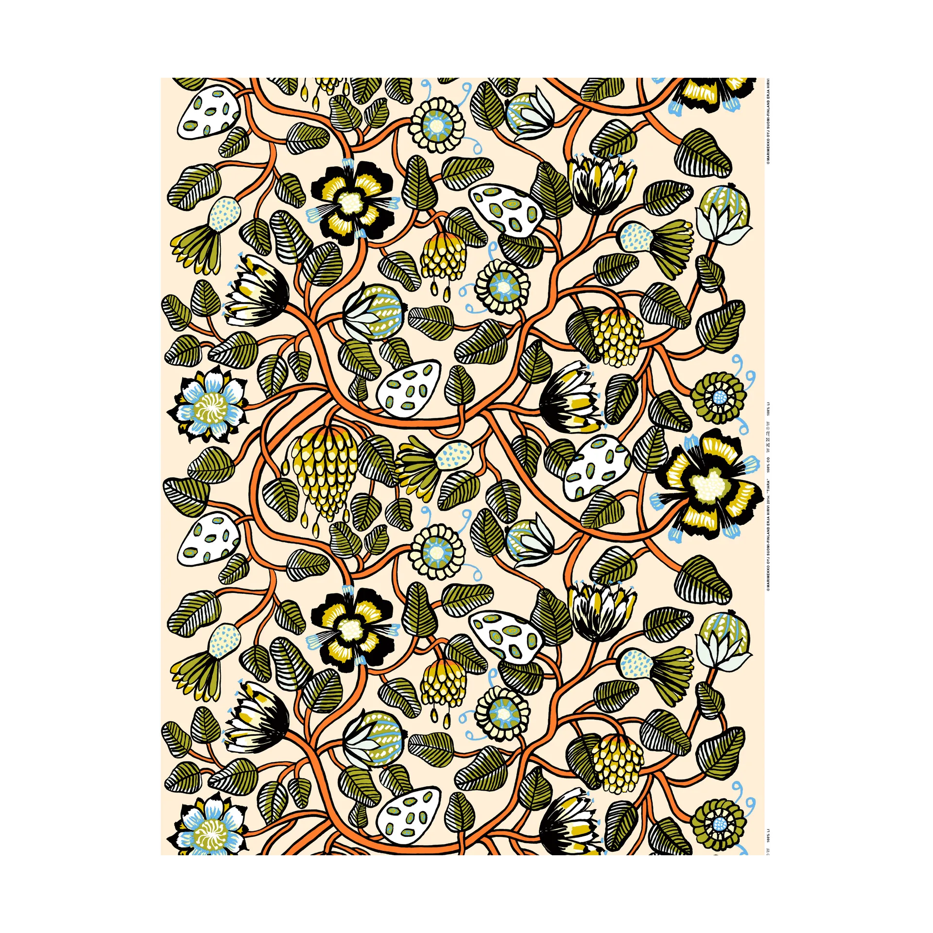 Pieni Tiara vaxduk, Beige Marimekko