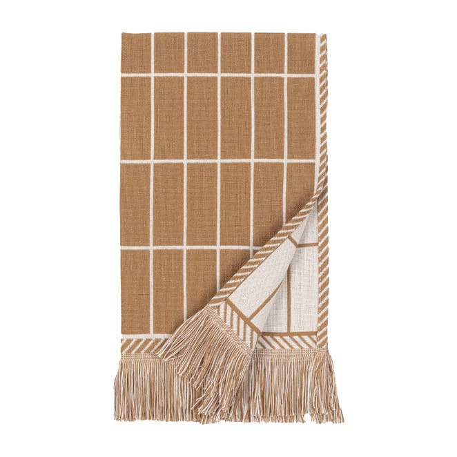 Pieni Tiiliskivi Hamam handduk 30x50 cm, Off white-brun Marimekko