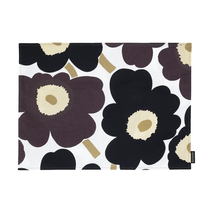 Pieni unikko borstablett acryl - White-dark grey-beige - Marimekko