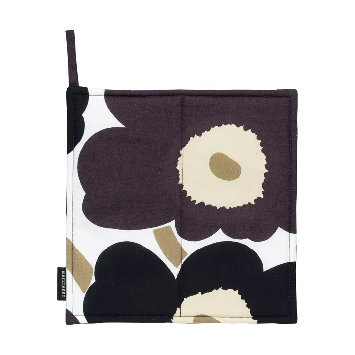 Pieni Unikko grytlapp 21,5x21,5 cm - White-dark grey-beige - Marimekko