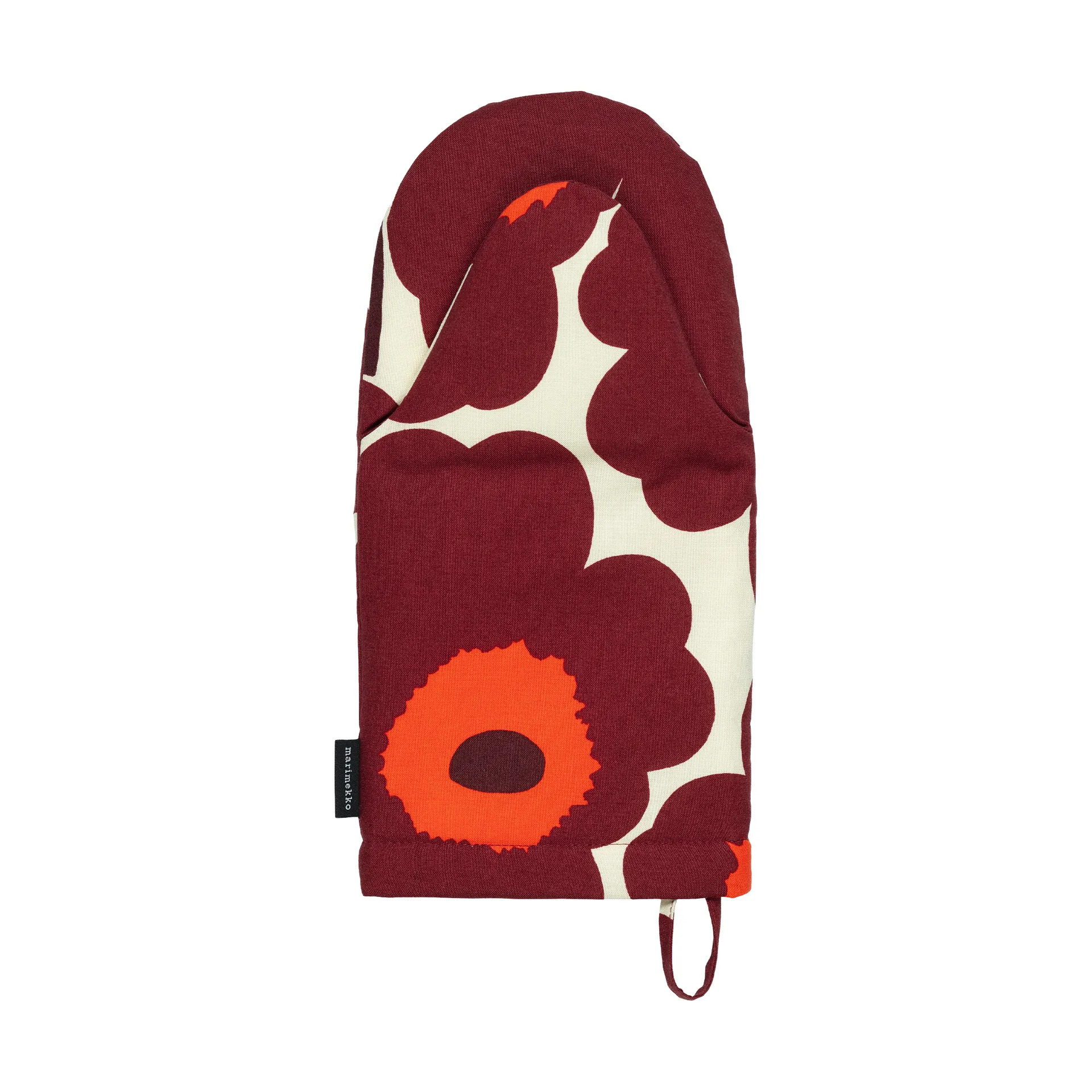 Pieni Unikko grytvante, Vanilla-wine red-red Marimekko
